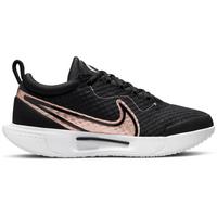 Nike Womens Zoom Pro Tennis Shoes - Black/Metallic Red Bronze
