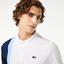 Lacoste Mens Tennis Polo Shirt - White/Navy - thumbnail image 2