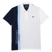 Lacoste Mens Tennis Polo Shirt - White/Navy