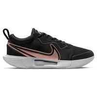Nike Womens Zoom Pro Clay Court Shoes - Black/Metallic Red Bronze