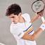 Lacoste Mens Technical Pique Tennis Polo - White/Marino-Buttercup-Ap - thumbnail image 6