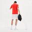 Lacoste Mens Novak Djokovic Collection Stretch Polo - Red/Black/White