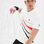 Lacoste Mens Novak Djokovic Collection Stretch Polo - White/Black/Red - thumbnail image 3