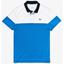 Lacoste Mens Technical Polo Shirt - White/Blue/Navy Blue - thumbnail image 1