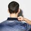 Lacoste Mens Zip Neck Shaded Stripes Tech Pique Polo - Navy Blue/White - thumbnail image 7