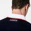 Lacoste Mens Shaded Colourblock Technical Pique Polo - Navy Blue/White/Red - thumbnail image 5
