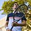 Lacoste Mens Shaded Colourblock Technical Pique Polo - Navy Blue/White/Red - thumbnail image 7