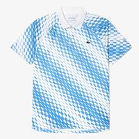 Lacoste Mens Tennis x Novak Stretch Polo - White/Blue