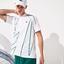 Lacoste Mens Djokovic Tennis Polo - White/Green - thumbnail image 3