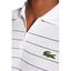 Lacoste Mens Roddick Striped Polo - White/Navy/Mallard-Green - thumbnail image 4