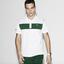 Lacoste Sport Mens Two Tone Polo - White/Green/Navy - thumbnail image 2
