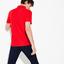 Lacoste Mens Golf Striped Tech Jacquard Jersey Polo - Red - thumbnail image 4