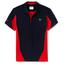 Lacoste Sport Mens Ultra-Dry Colour Block Tee - Navy/Red - thumbnail image 1