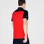 Lacoste Sport Mens Ultra-Dry Colour Block Tee - Navy/Red - thumbnail image 3