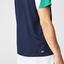 Lacoste Mens Polo Shirt - White/Navy Blue/Green - thumbnail image 4