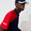 Lacoste Mens Tennis Polo - Red/Navy - thumbnail image 1