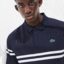 Lacoste Mens Sport X Novak Djokovic Ultra Light Tennis Polo - Navy/White - thumbnail image 5