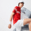Lacoste Mens Sport X Novak Djokovic Ultra Light Tennis Polo - Red/White - thumbnail image 3