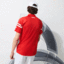 Lacoste Mens Sport X Novak Djokovic Ultra Light Tennis Polo - Red/White - thumbnail image 4