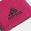 Adidas Tennis Small Wristband - Shock Pink - thumbnail image 3