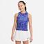 Nike Court Girls Victory Printed Tank - Concord/White - thumbnail image 1