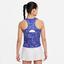 Nike Court Girls Victory Printed Tank - Concord/White - thumbnail image 2