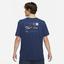 Nike Mens Tennis T-Shirt - Navy Blue - thumbnail image 2