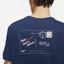 Nike Mens Tennis T-Shirt - Navy Blue - thumbnail image 4