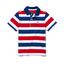 Lacoste Boys Striped Cotton Jersey Tennis Polo - White/Marino/Red - thumbnail image 1