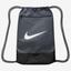 Nike Brasilia 9.5 Gym Sack - Grey/Black - thumbnail image 1