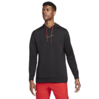 Nike Mens Training Hoodie - Black/Cinnabar