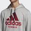 Adidas Mens Tennis Hoodie - Medium Grey Heather - thumbnail image 7
