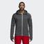 Adidas Mens Z.N.E. Hoodie - Dark Grey/Heather - thumbnail image 1
