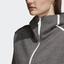 Adidas Womens Z.N.E. Hoodie - Dark Grey/Heather - thumbnail image 7