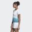 Adidas Womens Parley Tee - White/Blue Spirit - thumbnail image 4