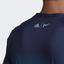 Adidas Mens Parley Printed Tee - Easy Blue/White - thumbnail image 9