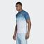 Adidas Mens Parley Polo Shirt - Easy Blue/White - thumbnail image 2