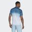 Adidas Mens Parley Polo Shirt - Easy Blue/White - thumbnail image 3