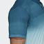 Adidas Mens Parley Polo Shirt - Easy Blue/White - thumbnail image 6
