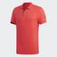 Adidas Mens MatchCode Polo Shirt - Shock Red/Night Met - thumbnail image 1
