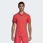 Adidas Mens MatchCode Polo Shirt - Shock Red/Night Met - thumbnail image 3