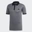 Adidas Mens Escouade Polo - Grey Heather/Black - thumbnail image 1