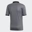 Adidas Mens Escouade Polo - Grey Heather/Black - thumbnail image 2