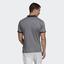 Adidas Mens Escouade Polo - Grey Heather/Black - thumbnail image 5
