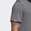 Adidas Mens Escouade Polo - Grey Heather/Black - thumbnail image 8