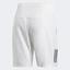 Adidas Mens Club 3-Stripes 9-inch Tennis Shorts - White/Black - thumbnail image 2