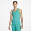 Nike Womens One Heritage Tennis Tank - Neptune Green - thumbnail image 1