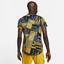 Nike Mens Dri-FIT Printed Tennis Top - Yellow Ochre - thumbnail image 2