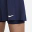 Nike Womens Dri-FIT Slam Shorts - Midnight Navy/Glacier Blue - thumbnail image 4
