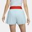 Nike Womens Dri-FIT Slam Shorts - Glacier Blue/Team Orange - thumbnail image 3